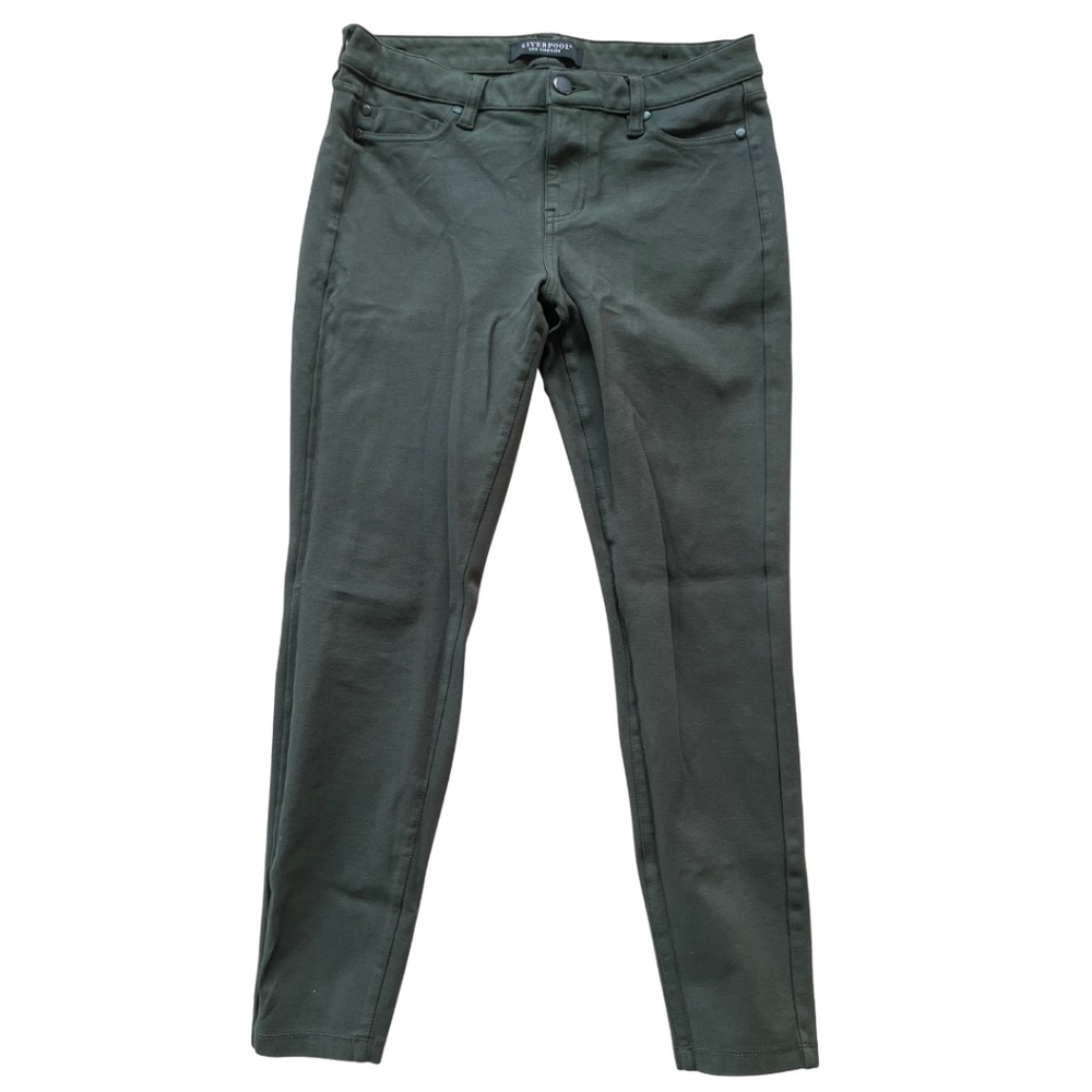 StitchFix - Liverpool Los Angeles Olive Green Stretch Ankle Pants 6/28